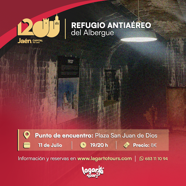1200 aniversario: Visita guiada al refugio antiaéreo de San Juan de Dios (Albergue juvenil) - Lagarto Tours