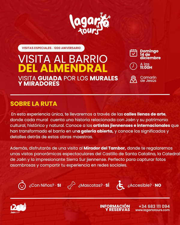 1200 ANIVERSARIO: Visita guiada por los Murales y los Miradores del Almendral - Lagarto Tours